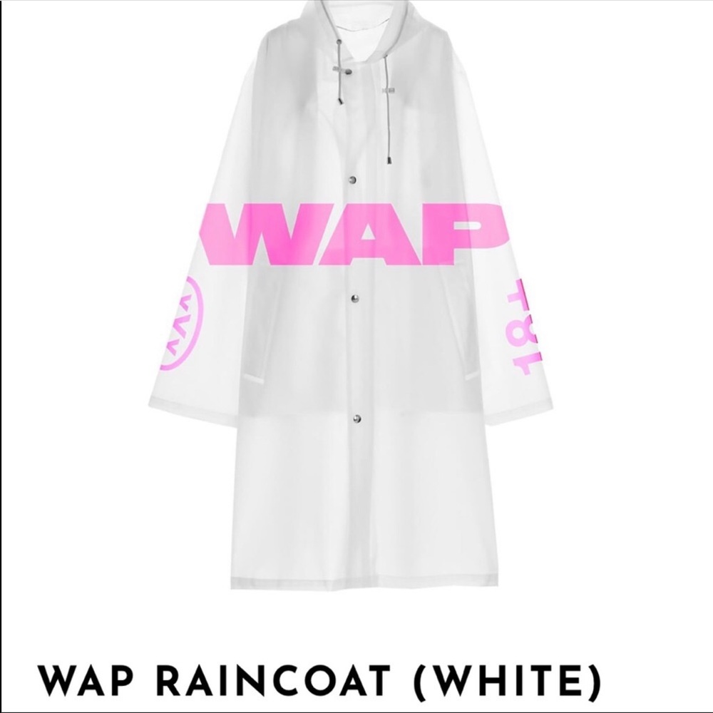 CARDI B WAP RAINCOAT